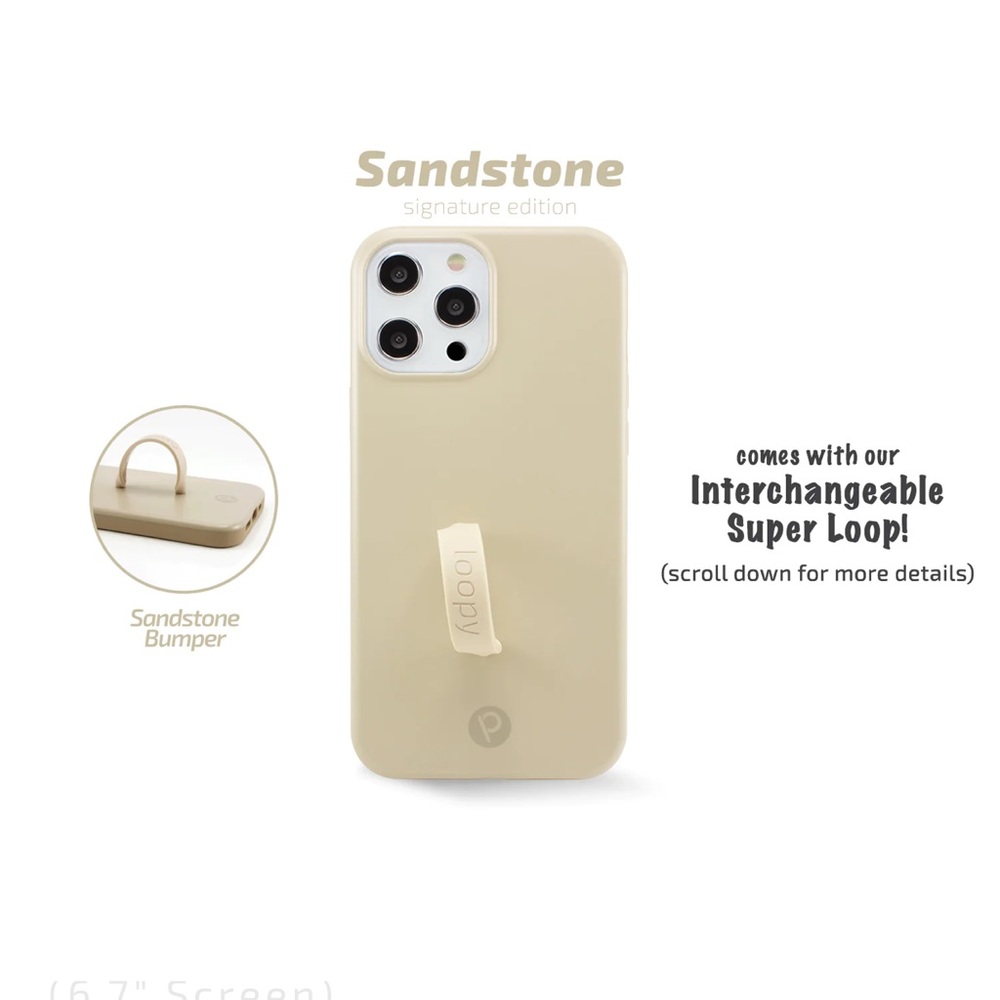 Sandstone Loopy Case iPhone 12 Pro Max